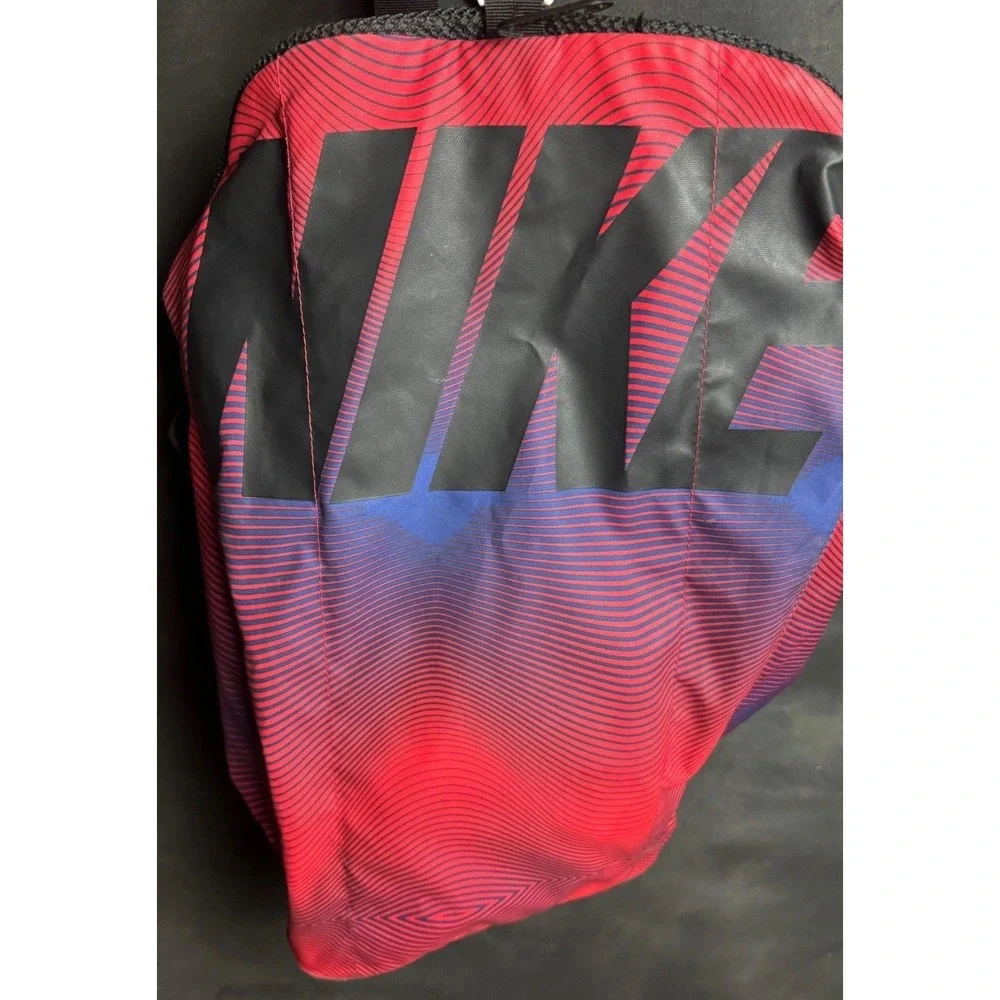 Nike Engineered Carry System Duffle Bag Red Blue Wave Gym Sport Travel Crossbody